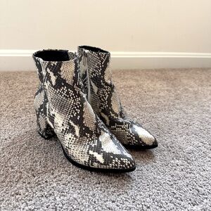Madden Girl Snake Skin Bootie